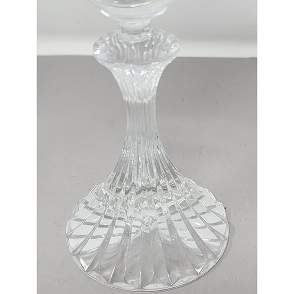 Elegant Clear Crystal Champagne Flutes With Flared Base - Durable & Stylish - Picture 7 of 7